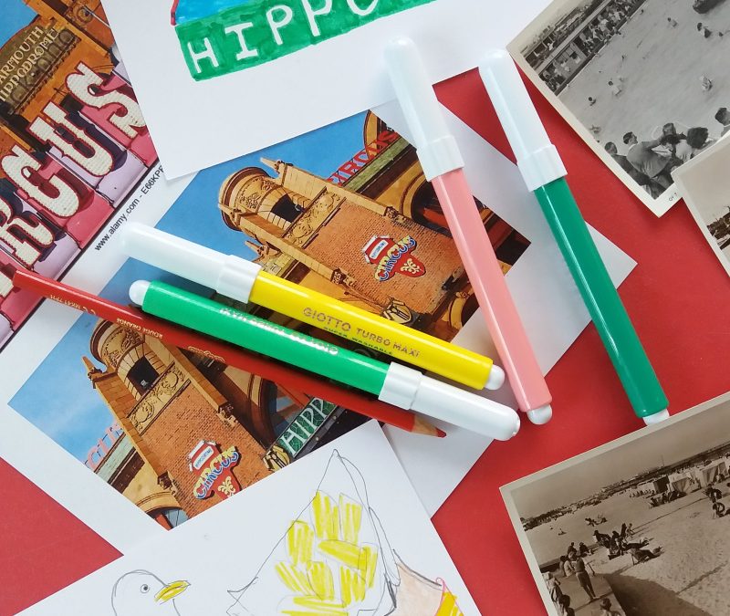 JULY-NOVEMBER 2018: COMMUNITY POSTCARDS – GREAT YARMOUTH LIBRARY, NORFOLK